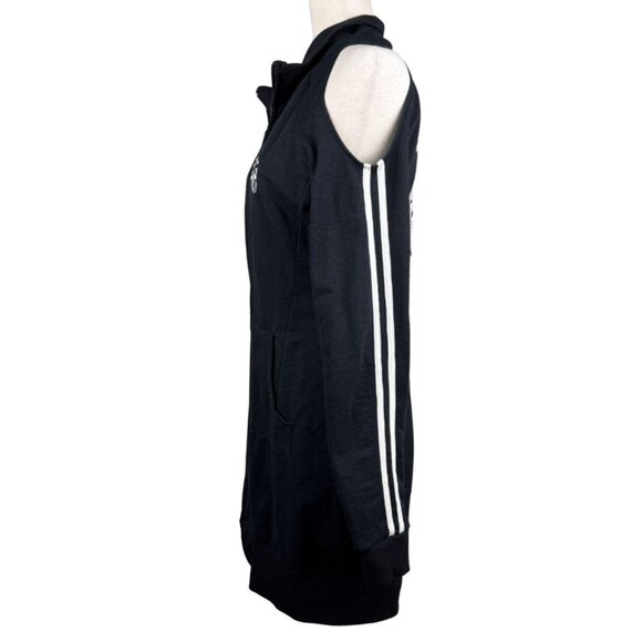 Dereon by Beyoncé Black Zip-Up Hoodie Dress Women’s L - Picture 3 of 7
